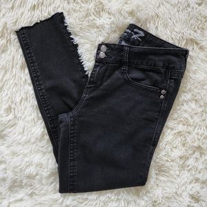 Seven7 Black Wash Skinny Jeans